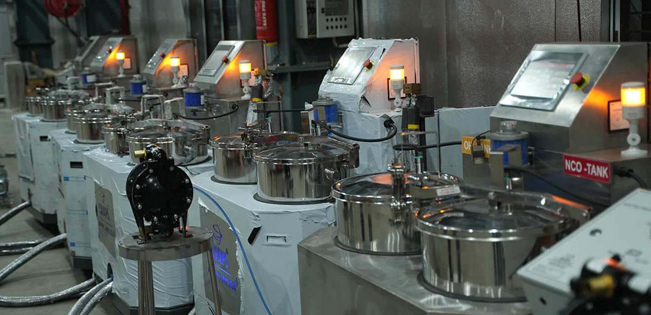 Synchronisation of Multi Drive System, Mixing & Dispensing System, Defect Detection System